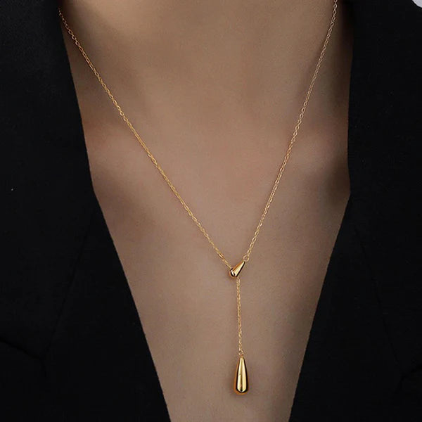 Smart drop lock golden Pendant