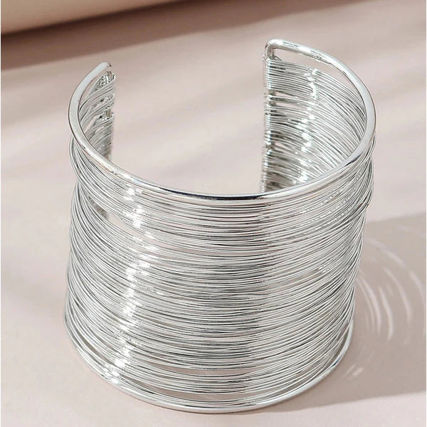 Silver bangles designed bracelet
