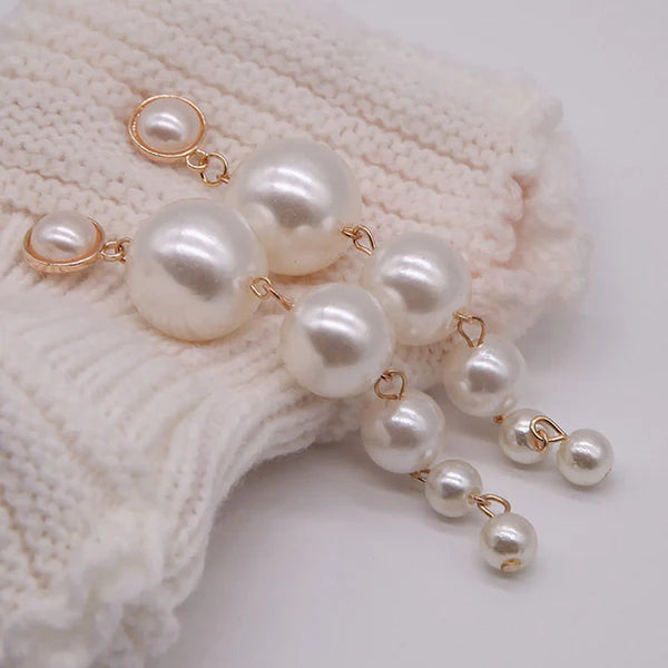 Pearl wave Earrings