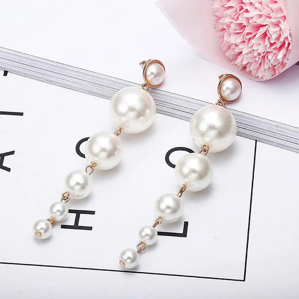 Pearl wave Earrings