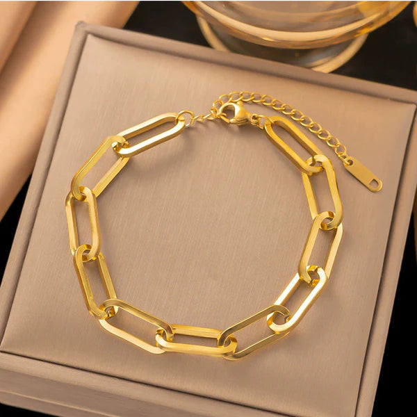 Auric Twist – Gold Plated Anti-Tarnish Stainless Steel Rope Style Wraparound Bracelet