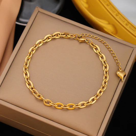 Midas Coil – Gold Plated Stainless Steel Anti-Tarnish Rope Style Wraparound Bracelet
