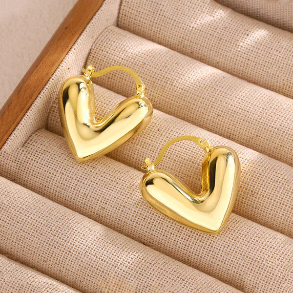 Aureon Hoops – Gold Plated Anti-Tarnish Chunky Statement Earrings