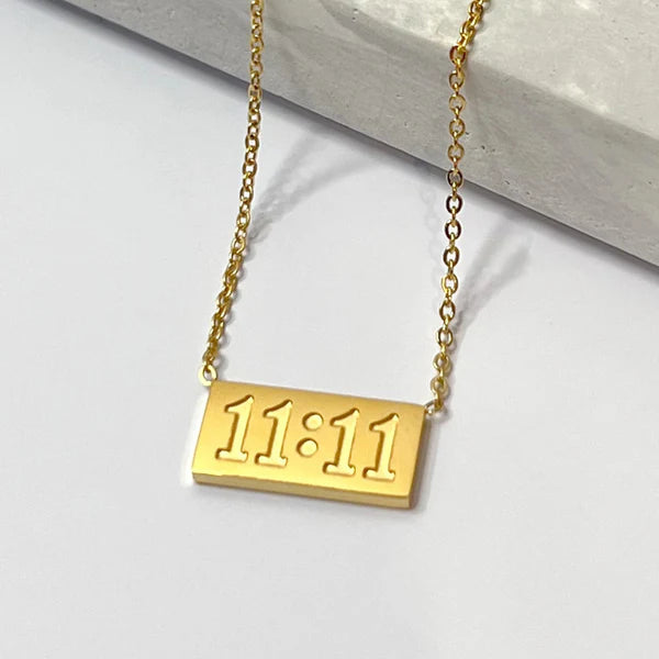 Engraved charm gold platted Pendant