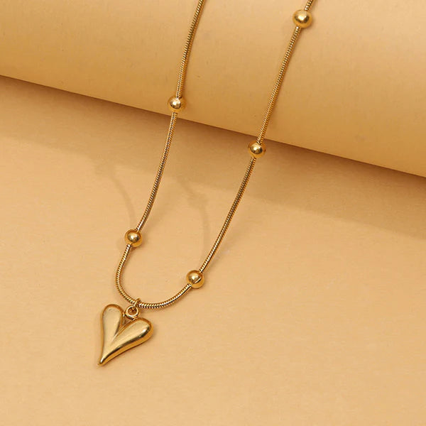 Elegant gold platted heart Pendant