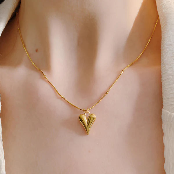Elegant gold platted heart Pendant