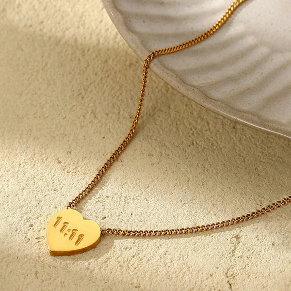 Engraved heart Pendant