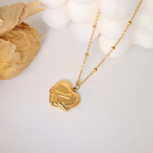 Cute Heart and hug Pendant