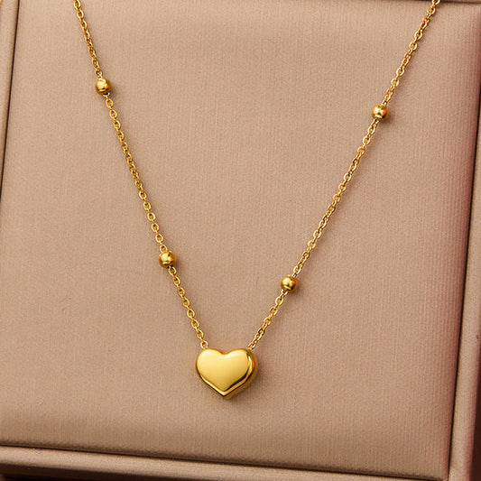 Elegant heart gold platted Pendant
