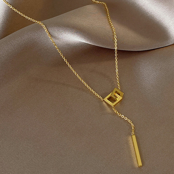 Elegant Square lock Pendant