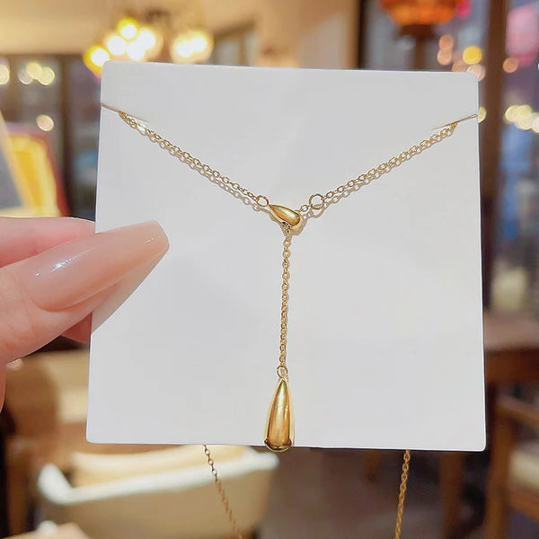 Smart drop lock golden Pendant