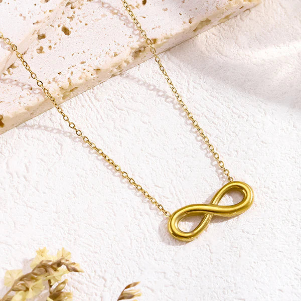 Infinity Golden pendant